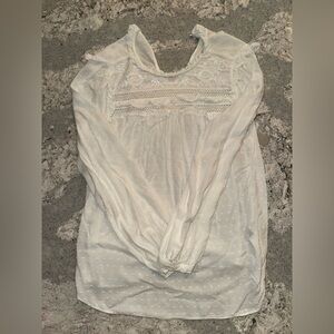 NWOT White Lace Kate Spade Cottagecore White Blouse